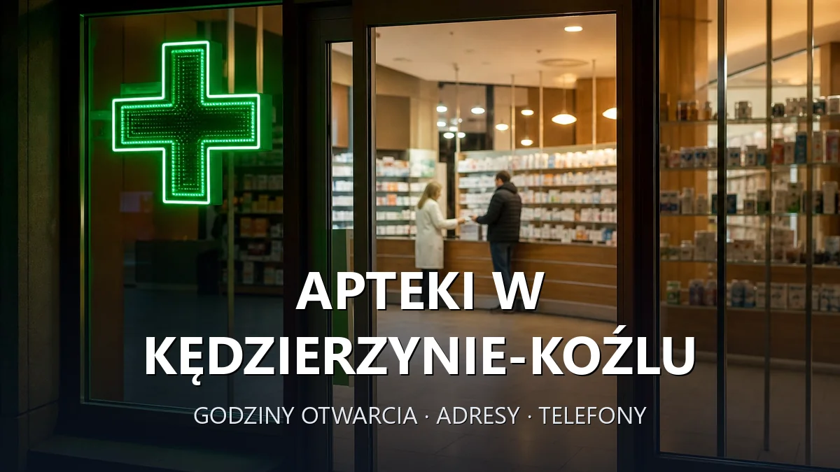Apteki w Kędzierzynie-Koźlu - godziny otwarcia i dyżury