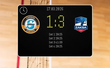 [SIATKÓWKA] Cuprum Stilon Gorzów – ZAKSA Kędzierzyn-Koźle 1:3 w PlusLidze