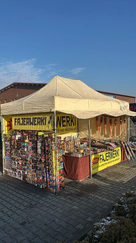 Grafika promocyjna wydarzenia Fajerwerki ul. Gazowa 7, Kędzierzyn-Koźle — Sylwester 2025/2026