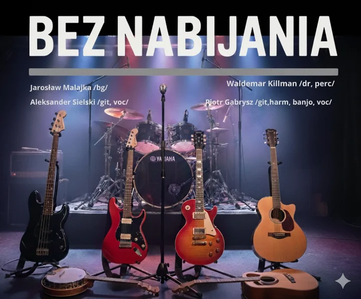 Grafika promocyjna wydarzenia Koncert „Bez Nabijania” w Klubie Kameleon — Kędzierzyn-Koźle