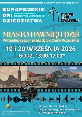 Grafika promocyjna wydarzenia Miasto dawniej i dziś