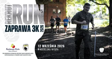 Grafika promocyjna wydarzenia RekrutRUN – Zaprawa 3K 2026: bieg wojskowy