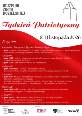 Grafika promocyjna wydarzenia Tydzień Patriotyczny 2026
