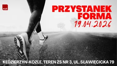 Grafika promocyjna wydarzenia VIII Przystanek Forma w Kędzierzynie-Koźlu. Aktywna niedziela w Sławięcicach