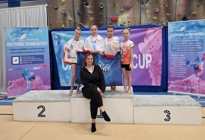 Kędzierzyńskie gimnastyczki wróciły z Canterbury z workiem medali