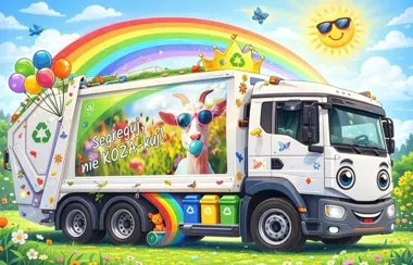 Śmieciarka marzeń – konkurs plastyczny dla przedszkolaków i młodszych uczniów