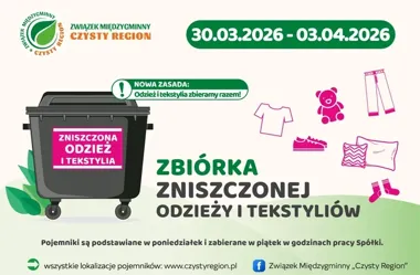 Stare ubrania znów znikną z domów. W mieście rusza wiosenna zbiórka