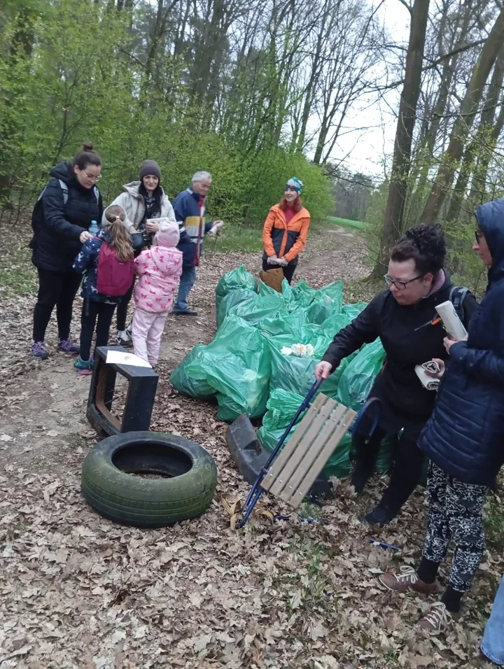 Dziesiątki worków śmieci zniknęły z lasu przy osiedlu Piastów–Powstańców Śląskich