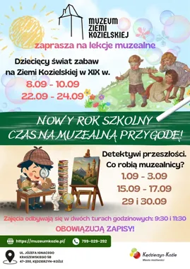 Wrzesień w muzeum zamieni szkolną lekcję w wyprawę tropem historii