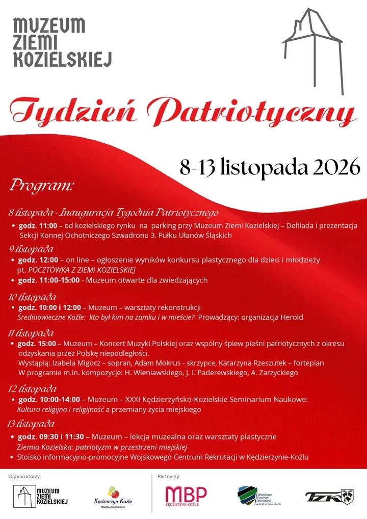 Tydzień Patriotyczny w Kędzierzynie-Koźlu połączy historię, muzykę i sztukę