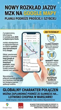MZK Kędzierzyn-Koźle trafił do Google Maps. Podróż staje się prostsza