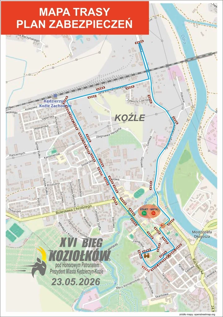 Bieg Koziołków zatrzyma autobusy w Koźlu. Zmiany obejmą cztery linie