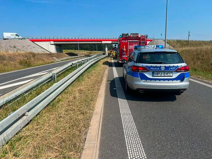 46-latek stracił panowanie podczas wyprzedzania ciężarówki