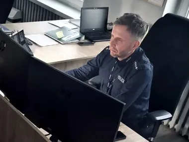 Jedna wiadomość w komunikatorze uruchomiła policyjną akcję ratunkową